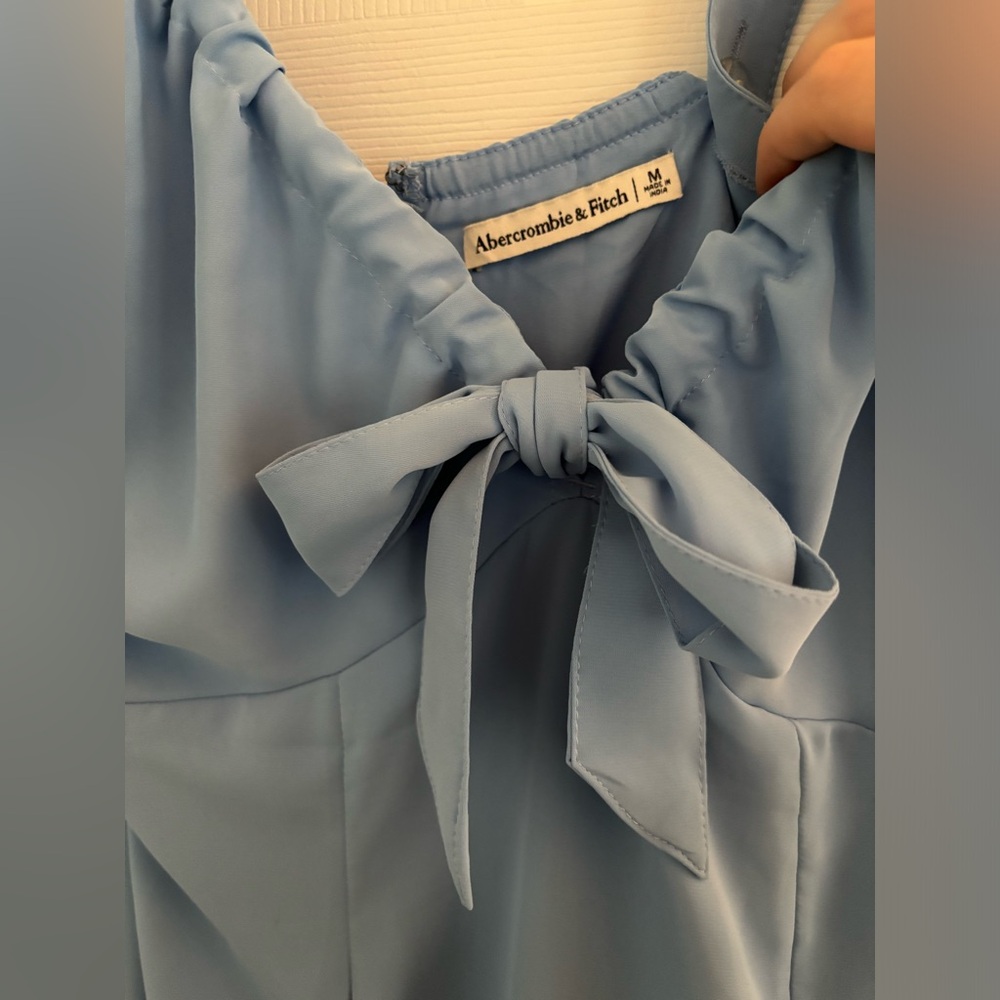 Abercrombie & Fitch Light Blue Midi Dress - Picture 3 of 5
